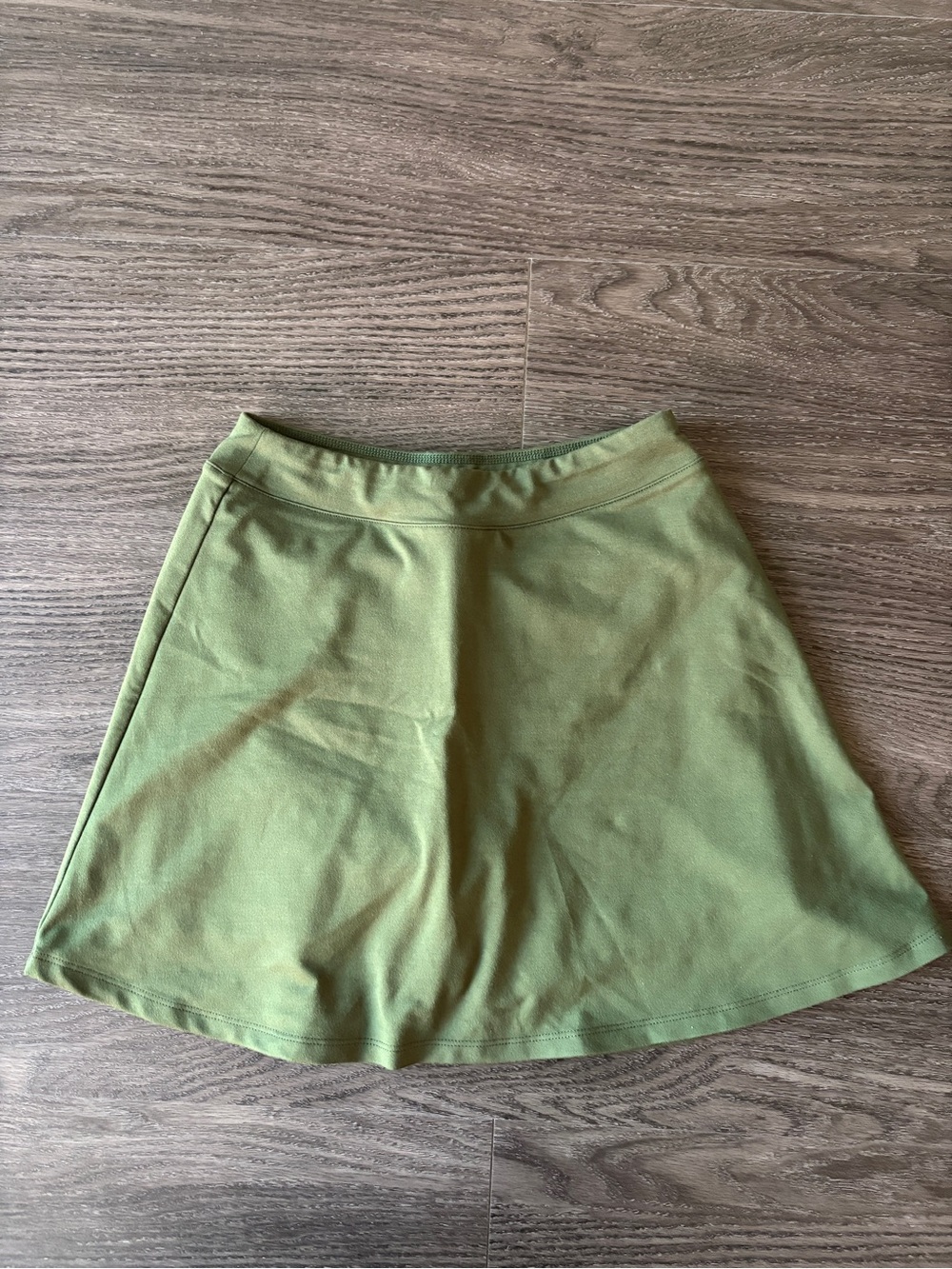 Reformation Olive Green Circle Skirt